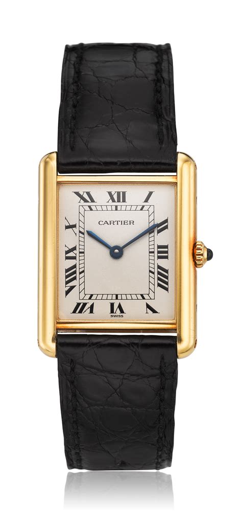 cartier tank gold 18k